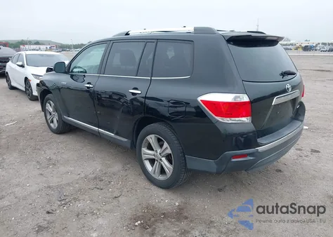 2013 Toyota Highlander Limited V6 from USA, damaged, VIN 5TDDK3EH6BS058562